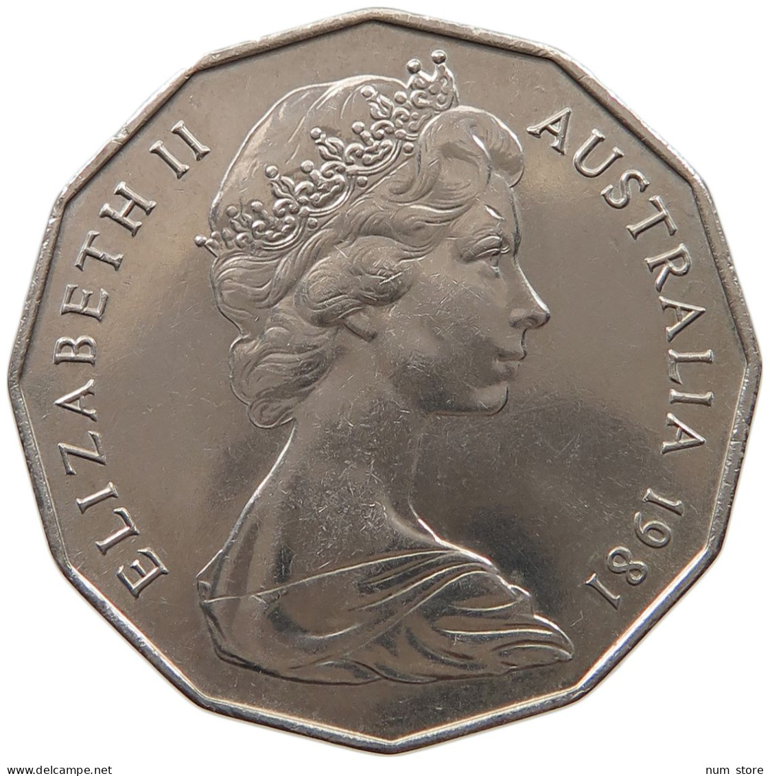 AUSTRALIA 50 CENTS 1981 DIANA #a053 0855 - 50 Cents