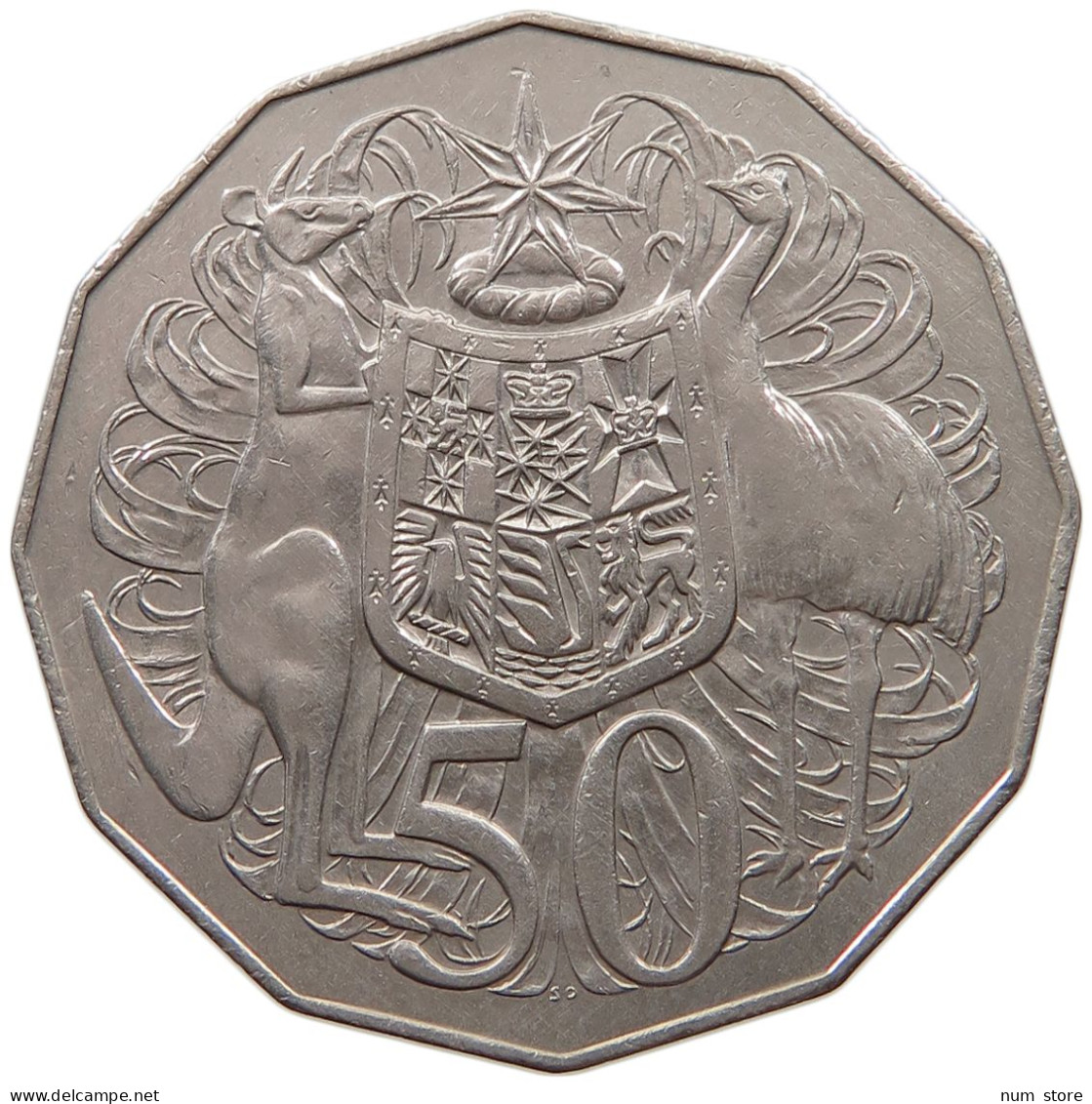 AUSTRALIA 50 CENTS 1976 #a053 0869 - 50 Cents