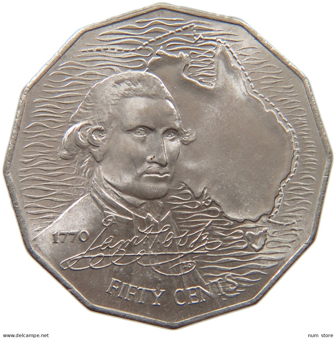 AUSTRALIA 50 CENTS 1970 #c015 0331 - 50 Cents