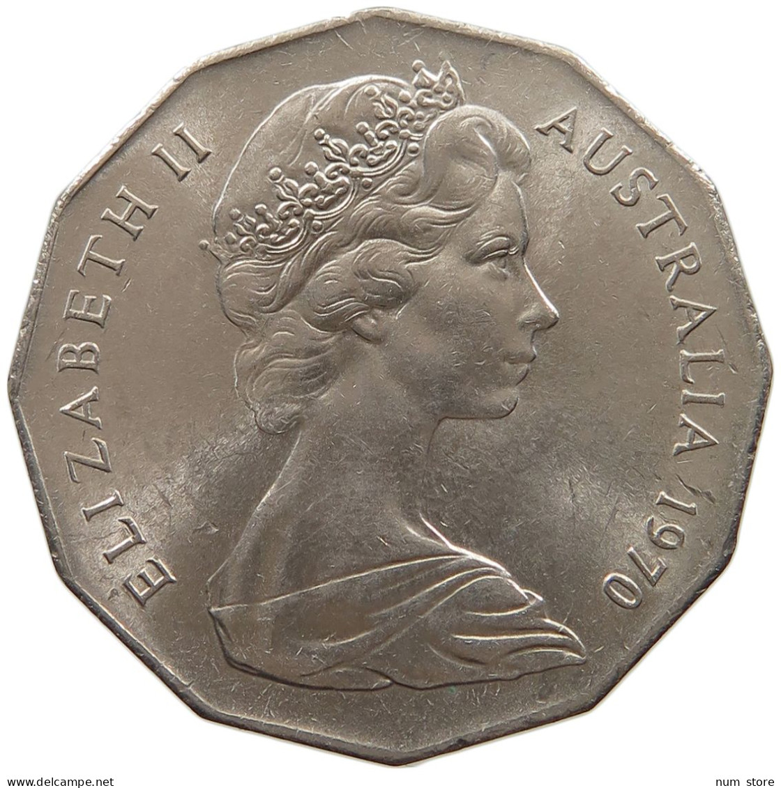 AUSTRALIA 50 CENTS 1970 #a079 0055 - 50 Cents