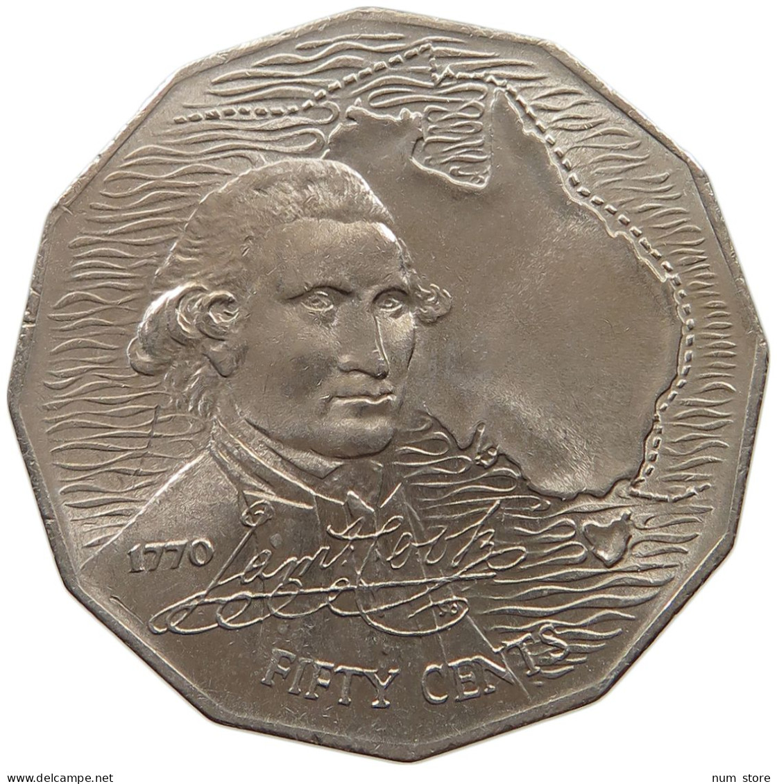 AUSTRALIA 50 CENTS 1970 #a079 0055 - 50 Cents