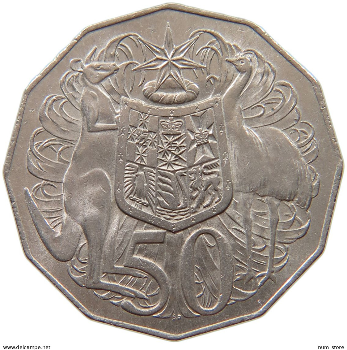 AUSTRALIA 50 CENTS 1969 #c042 0217 - 50 Cents