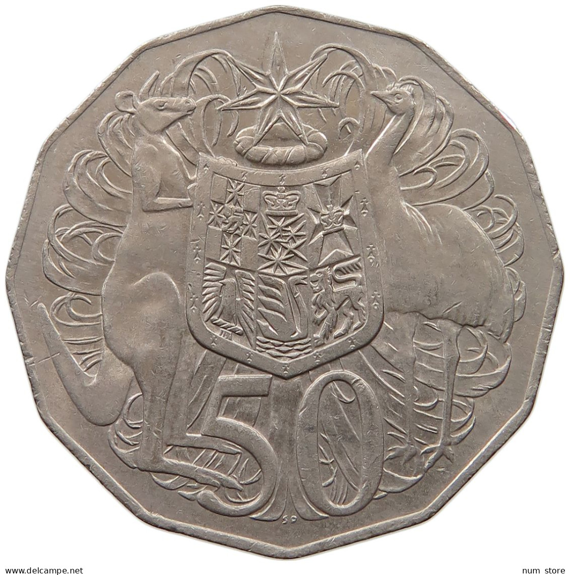 AUSTRALIA 50 CENTS 1969 #s061 0201 - 50 Cents