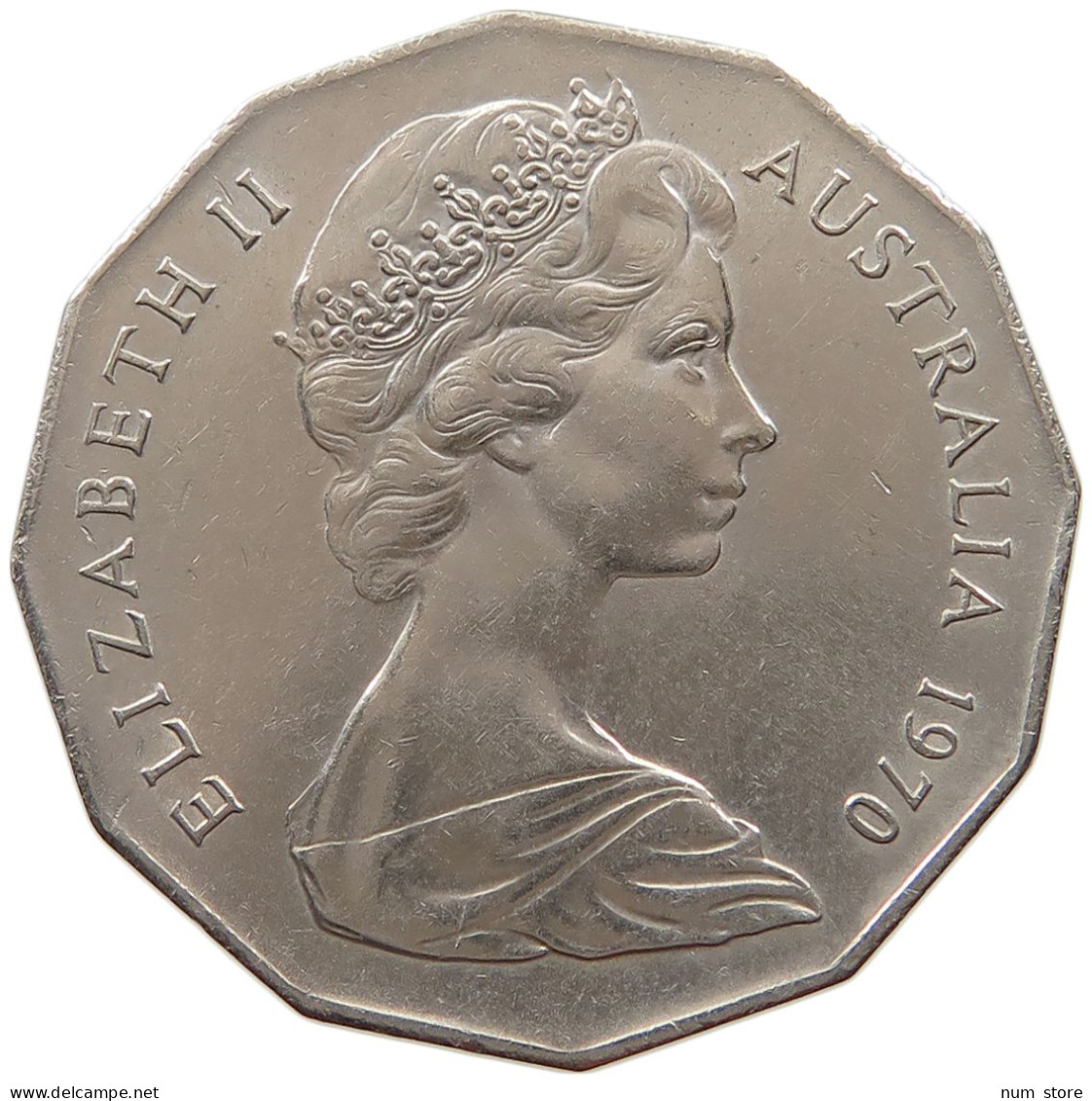 AUSTRALIA 50 CENTS 1970 #a012 0719 - 50 Cents