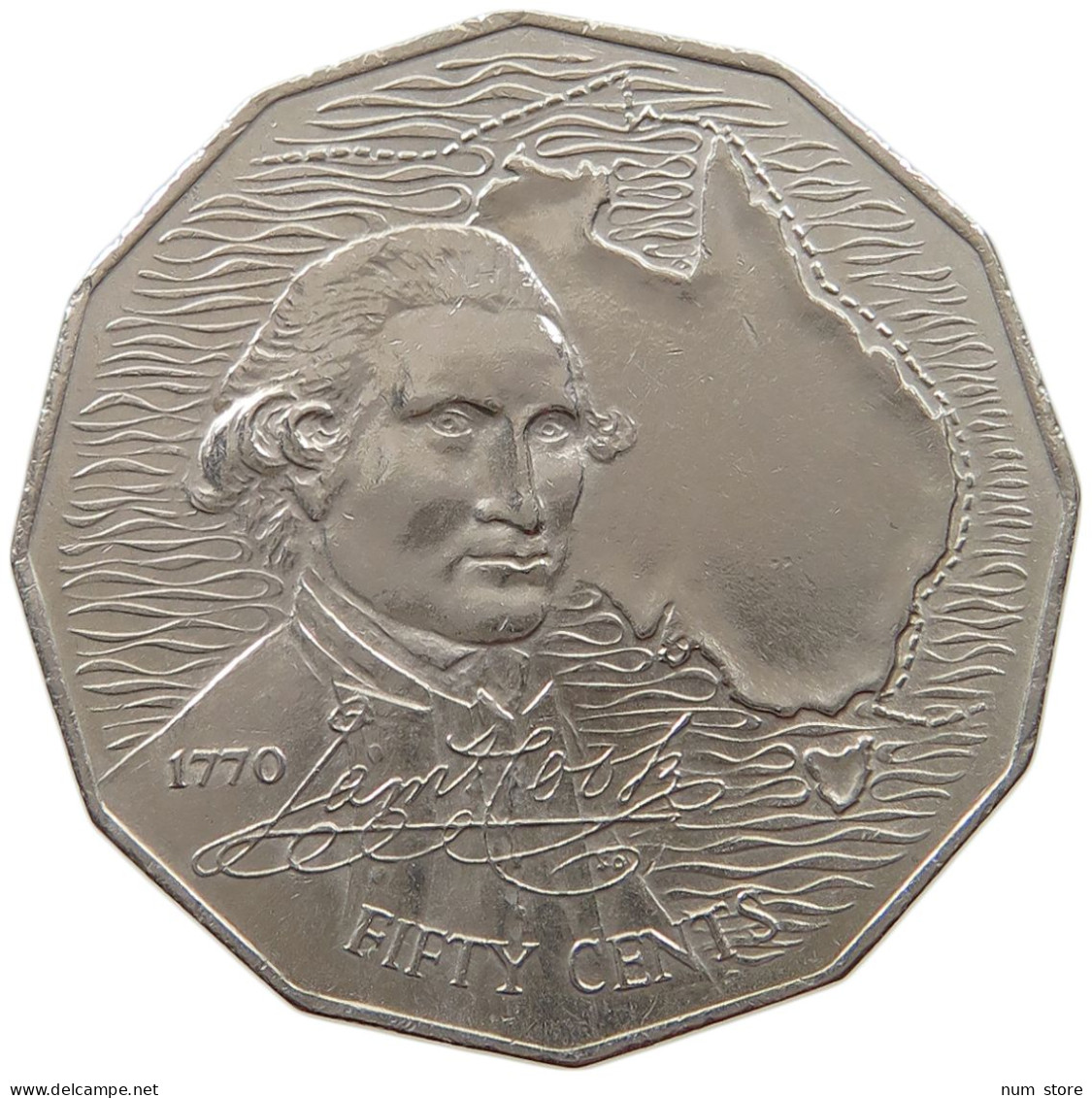 AUSTRALIA 50 CENTS 1970 #a012 0719 - 50 Cents