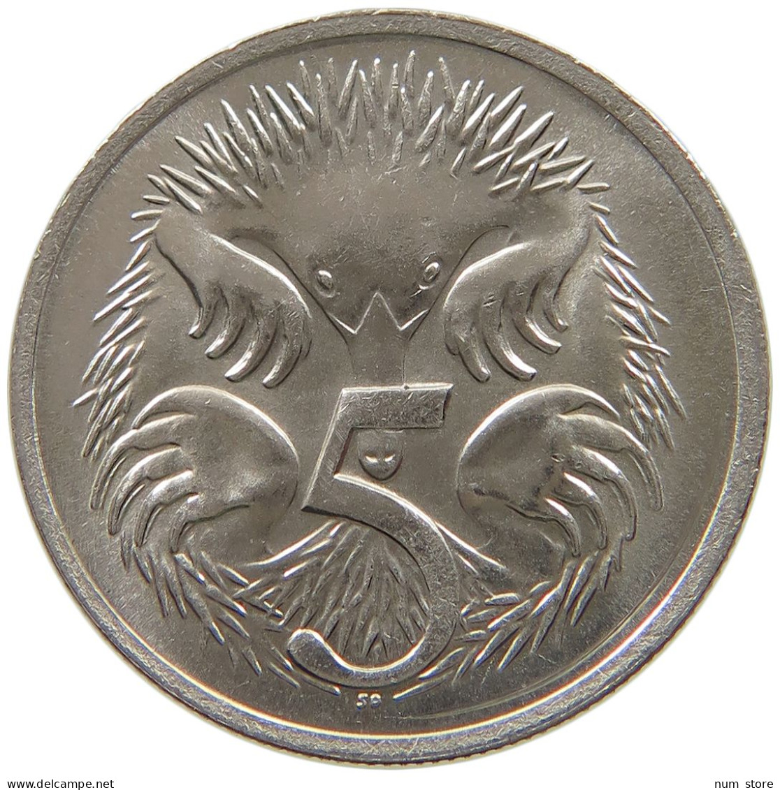 AUSTRALIA 5 CENTS 1976 TOP #s065 0609 - 5 Cents