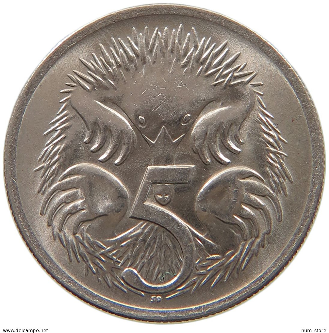 AUSTRALIA 5 CENTS 1967 TOP #a080 0515 - 5 Cents