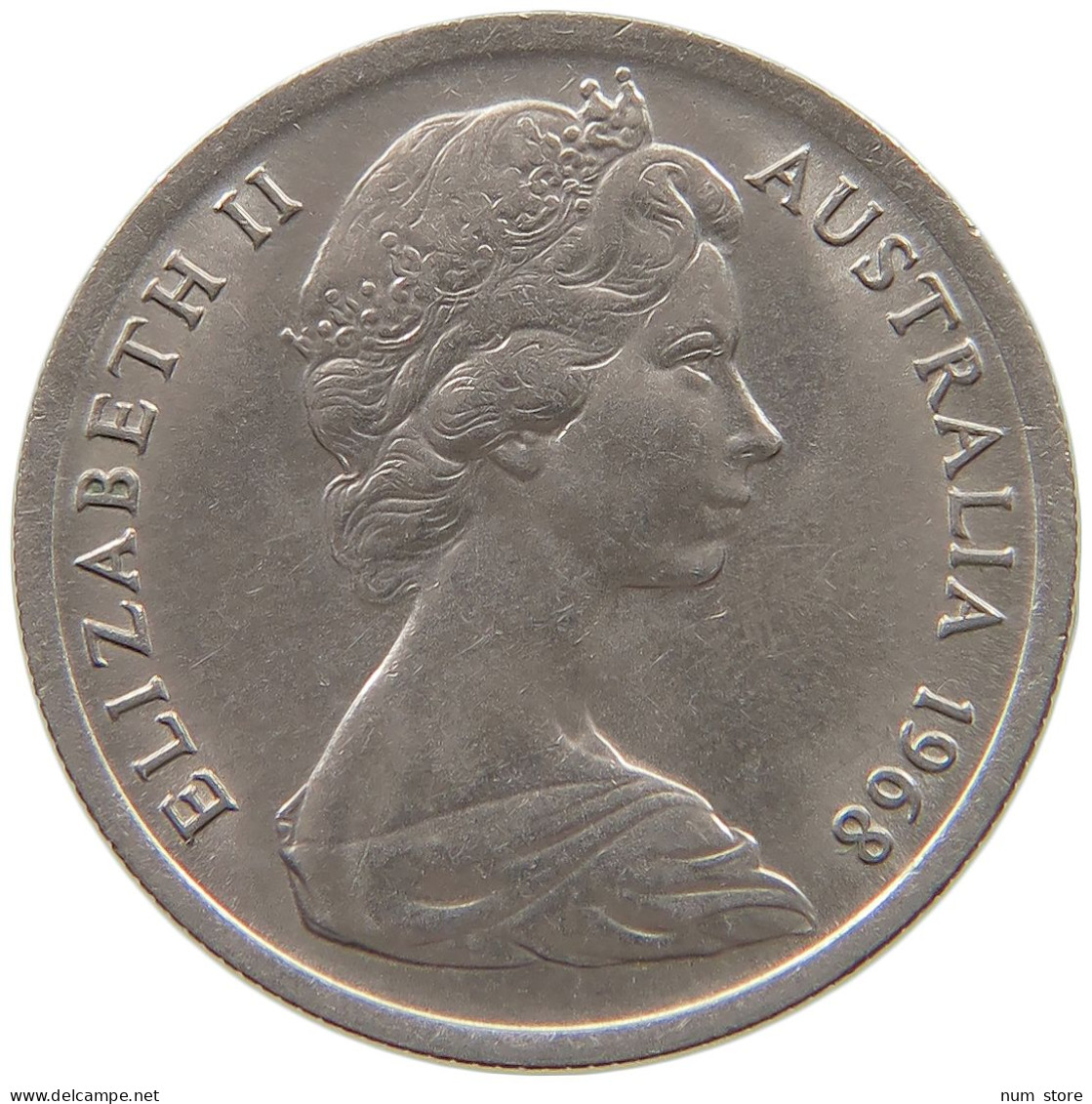 AUSTRALIA 5 CENTS 1968 #s061 0495 - 5 Cents