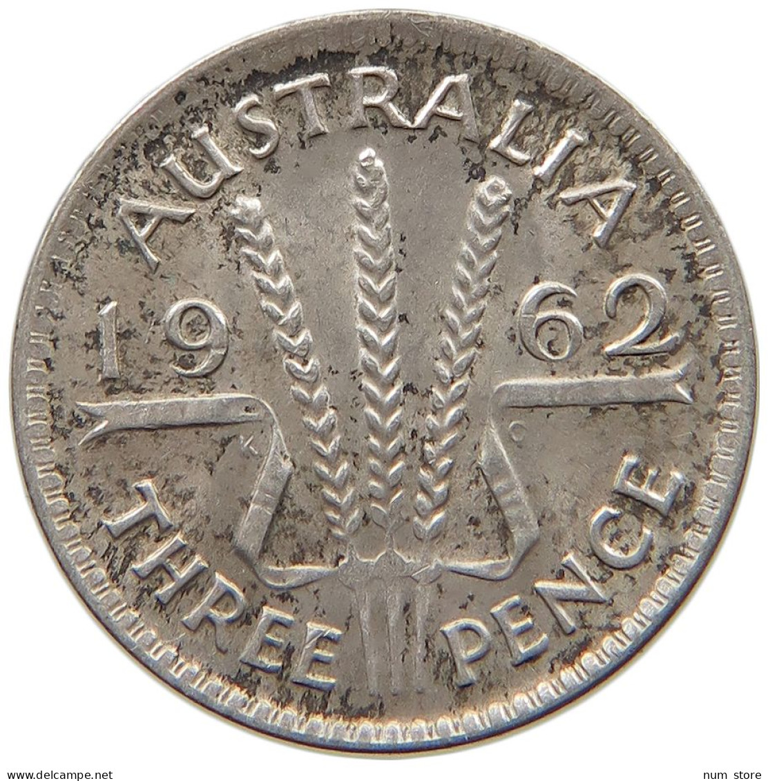 AUSTRALIA 3 PENCE 1962 #c032 0451 - Threepence