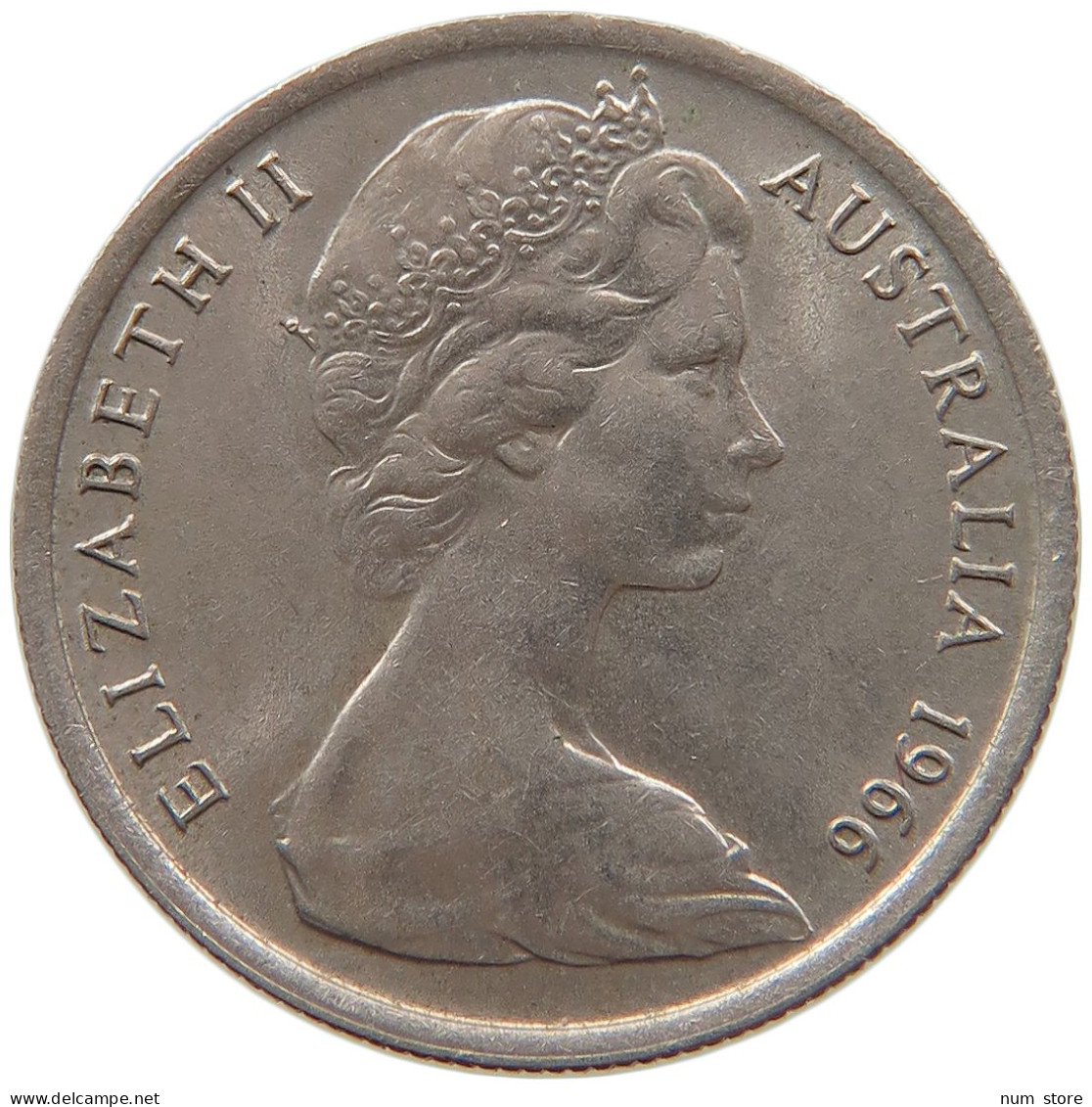 AUSTRALIA 5 CENTS 1966 #s022 0067 - 5 Cents