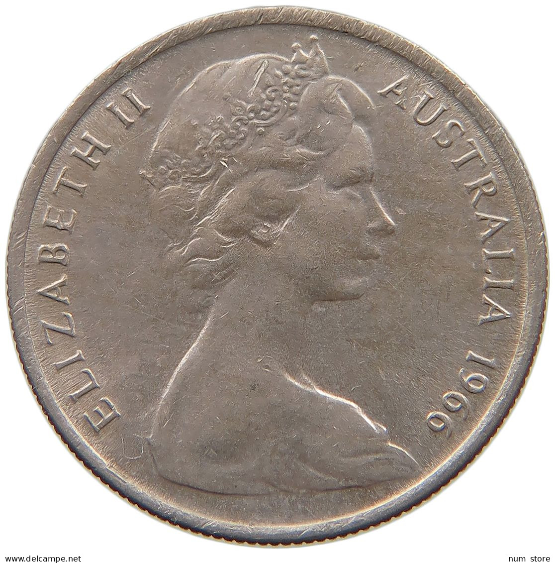 AUSTRALIA 5 CENTS 1966 #s061 0509 - 5 Cents