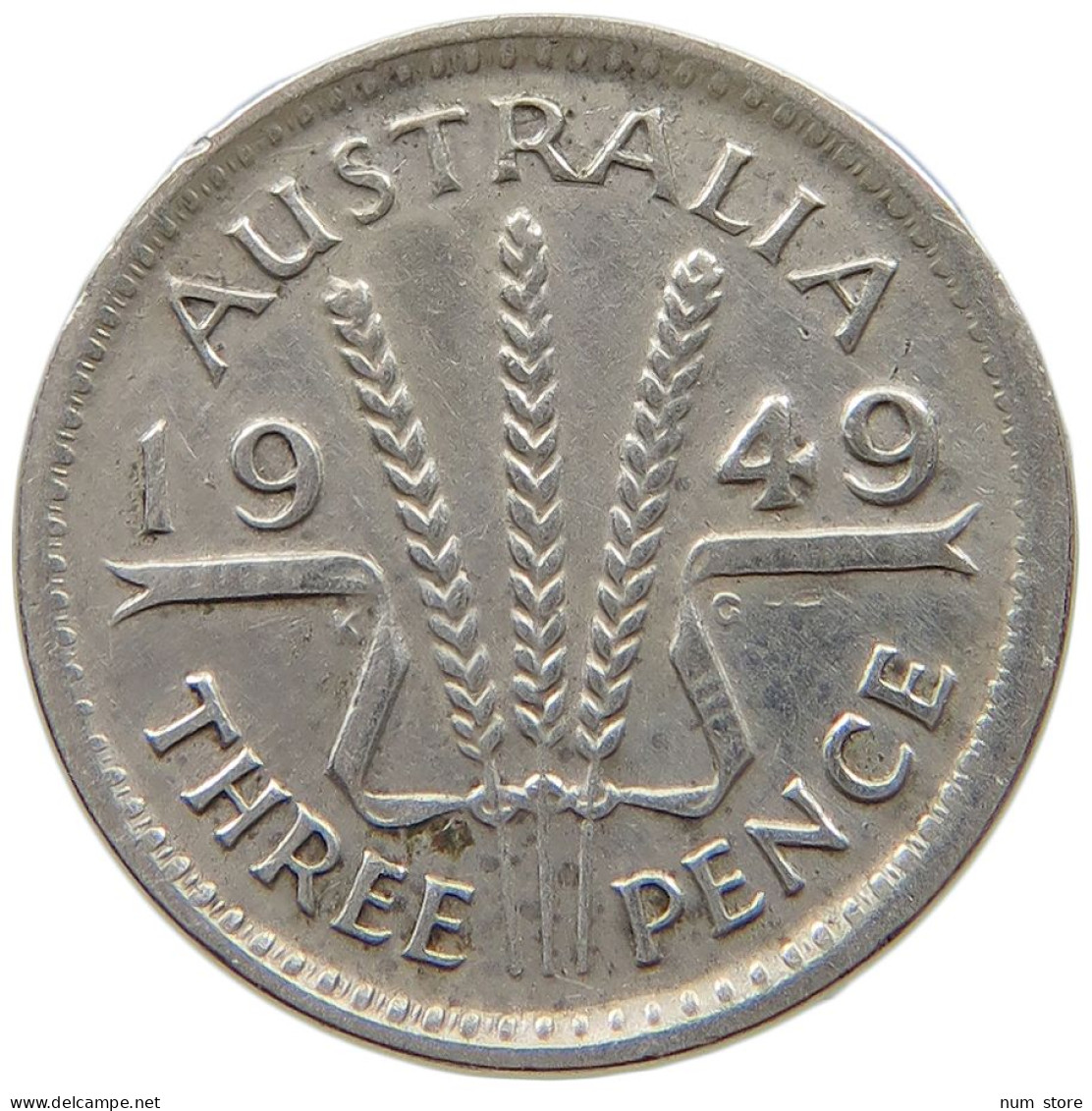 AUSTRALIA 3 PENCE 1949 #a081 0957 - Threepence