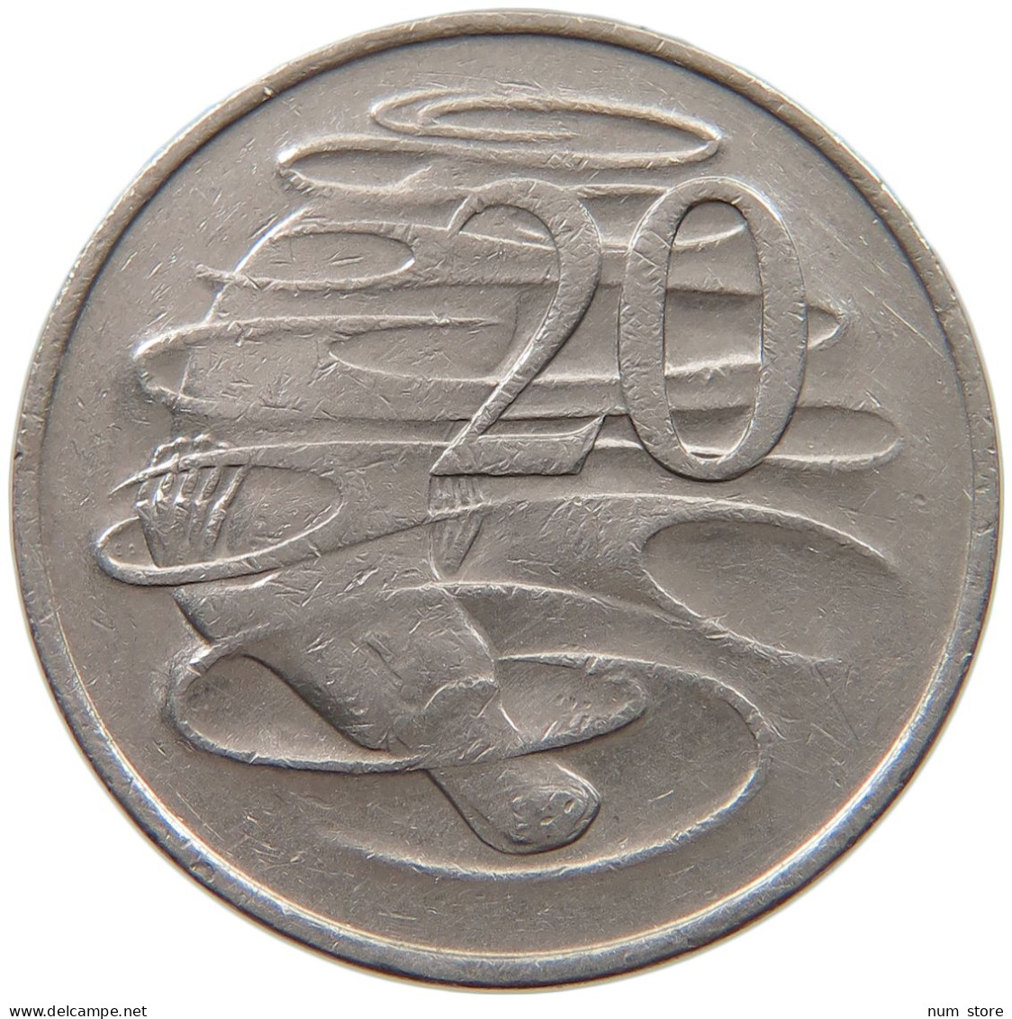 AUSTRALIA 20 CENTS 1977 #a054 0021 - 20 Cents