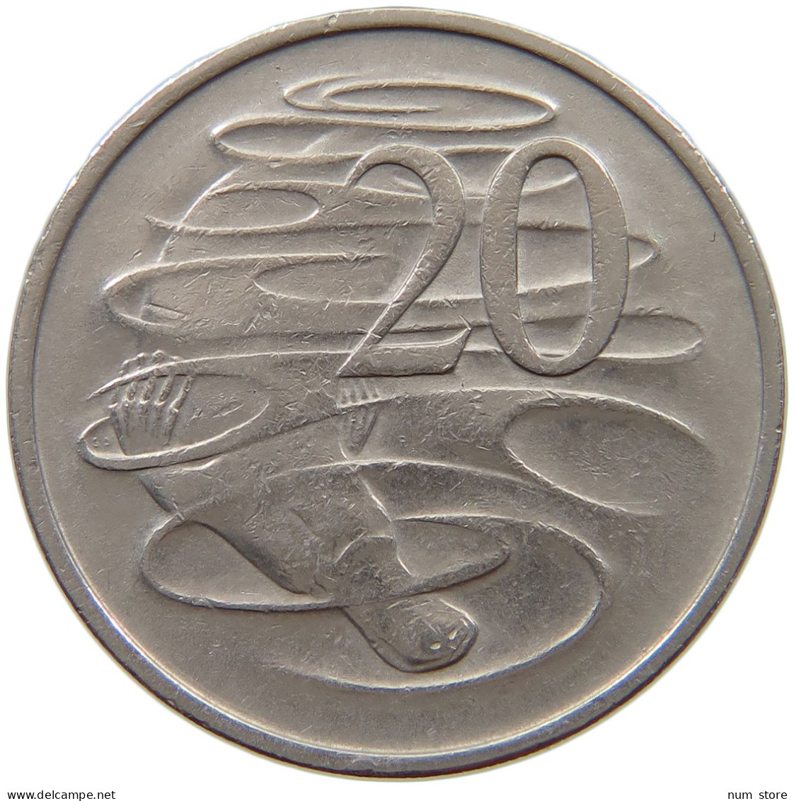 AUSTRALIA 20 CENTS 1974 #a072 0005 - 20 Cents