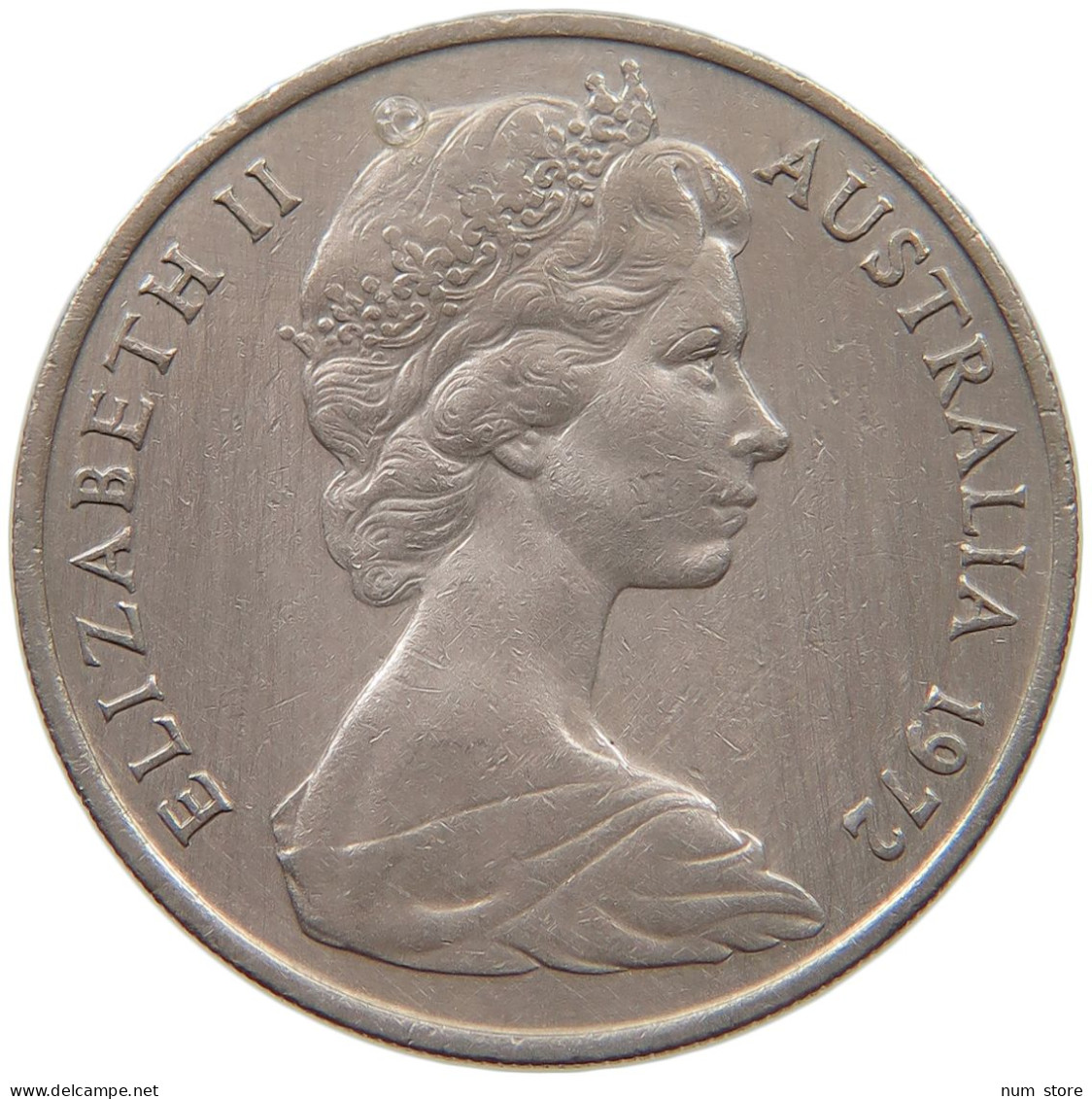 AUSTRALIA 20 CENTS 1972 #a054 0019 - 20 Cents