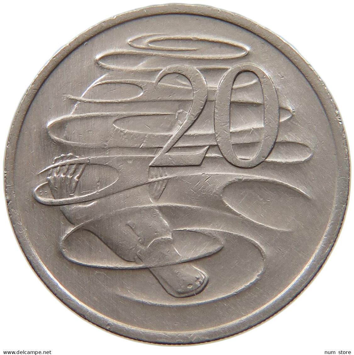 AUSTRALIA 20 CENTS 1972 #a054 0019 - 20 Cents