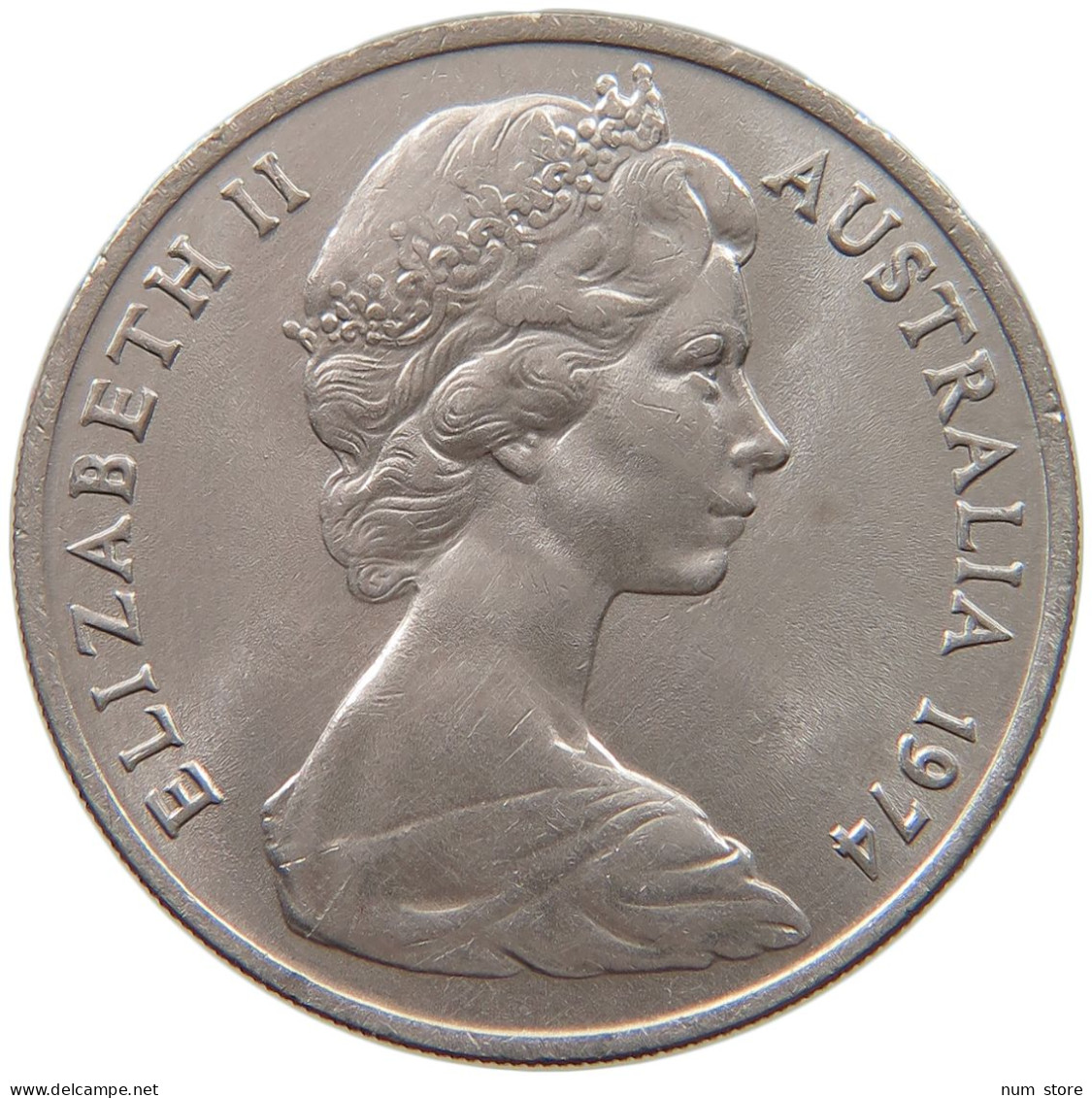 AUSTRALIA 20 CENTS 1974 #a054 0029 - 20 Cents