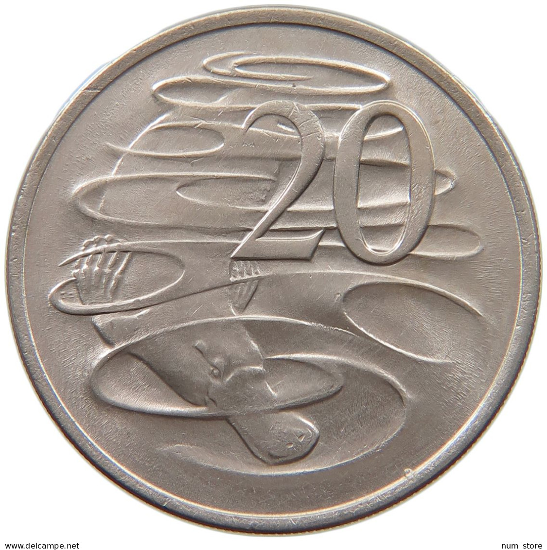 AUSTRALIA 20 CENTS 1974 #a054 0029 - 20 Cents
