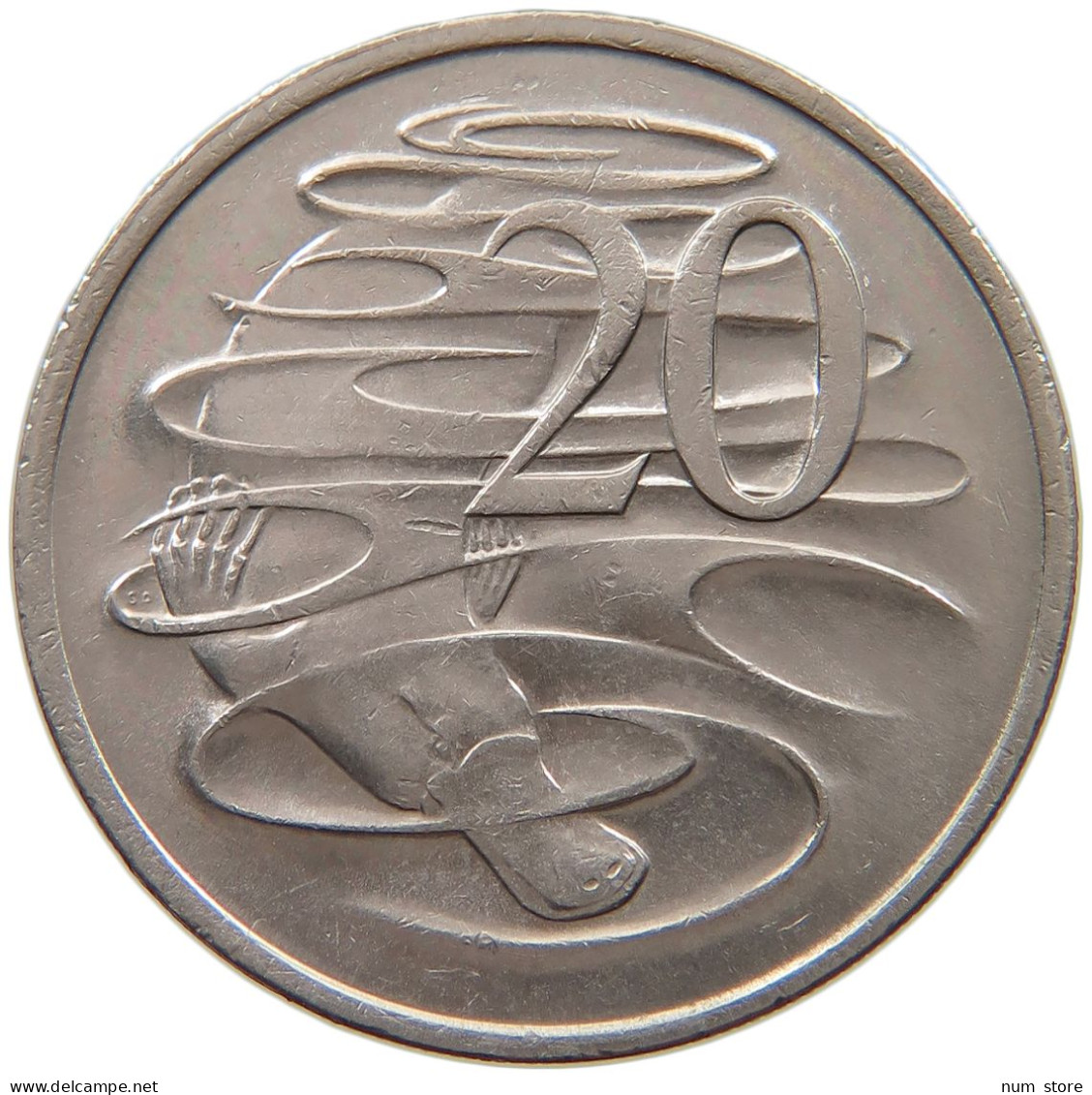 AUSTRALIA 20 CENTS 1973 #a054 0033 - 20 Cents