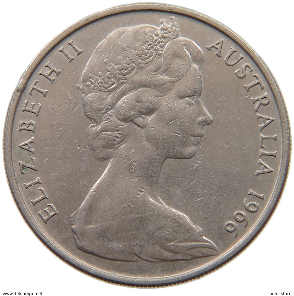 AUSTRALIA 20 CENTS 1966 #s061 0159 - 20 Cents