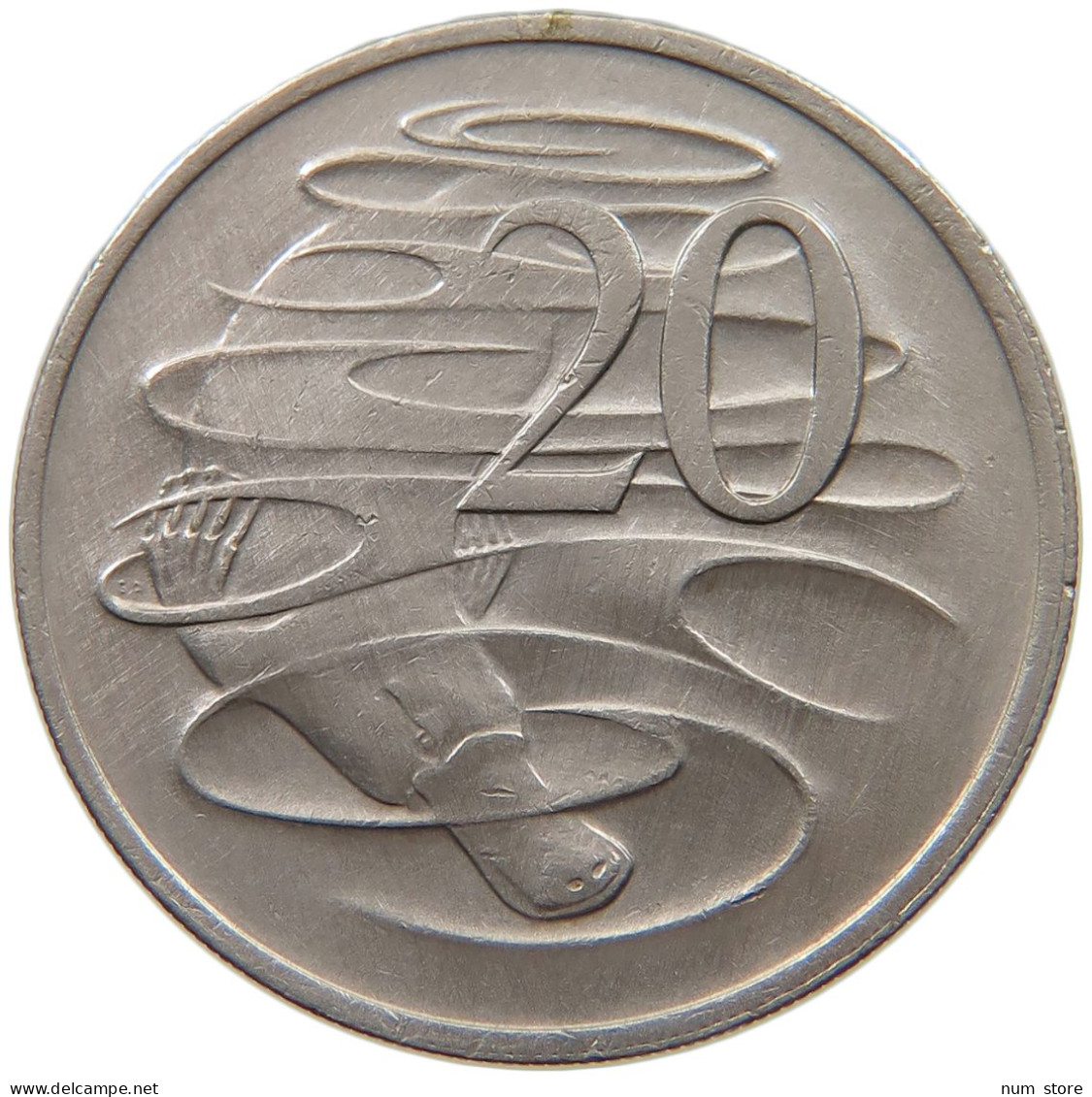 AUSTRALIA 20 CENTS 1970 #a054 0013 - 20 Cents