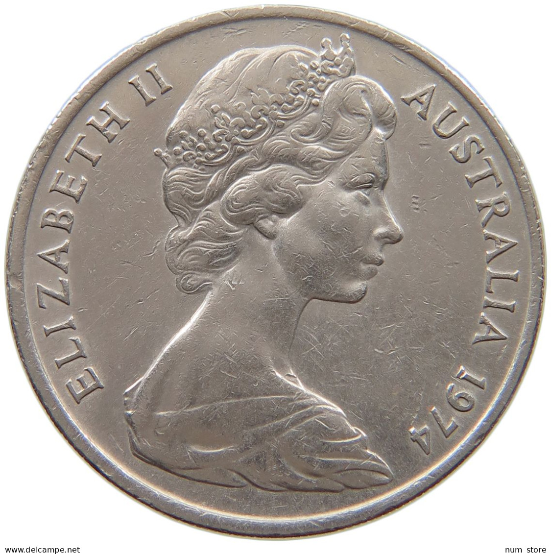 AUSTRALIA 20 CENTS 1970 #a072 0019 - 20 Cents