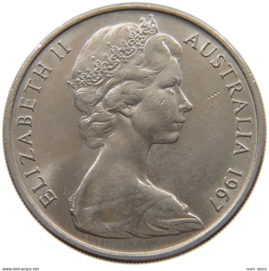 AUSTRALIA 20 CENTS 1967 #a079 0225 - 20 Cents