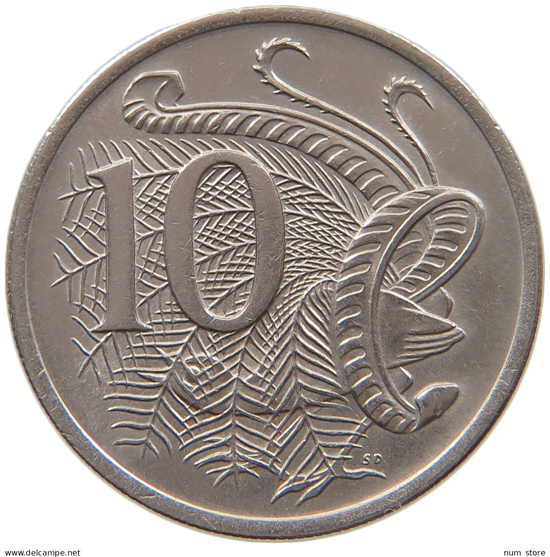 AUSTRALIA 10 CENTS 1971 #a072 0401 - 10 Cents