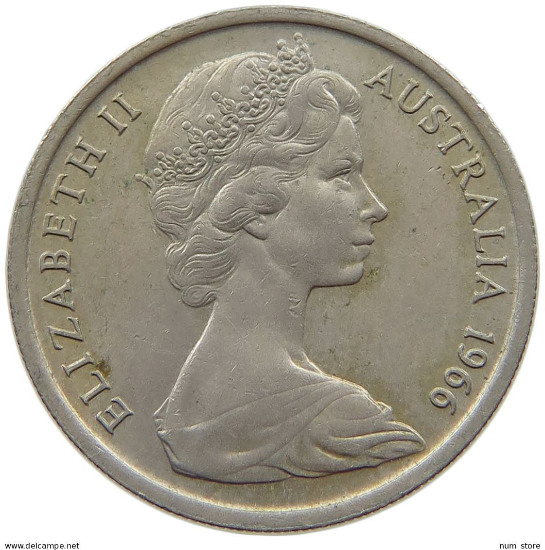 AUSTRALIA 10 CENTS 1966 #s065 0371 - 10 Cents