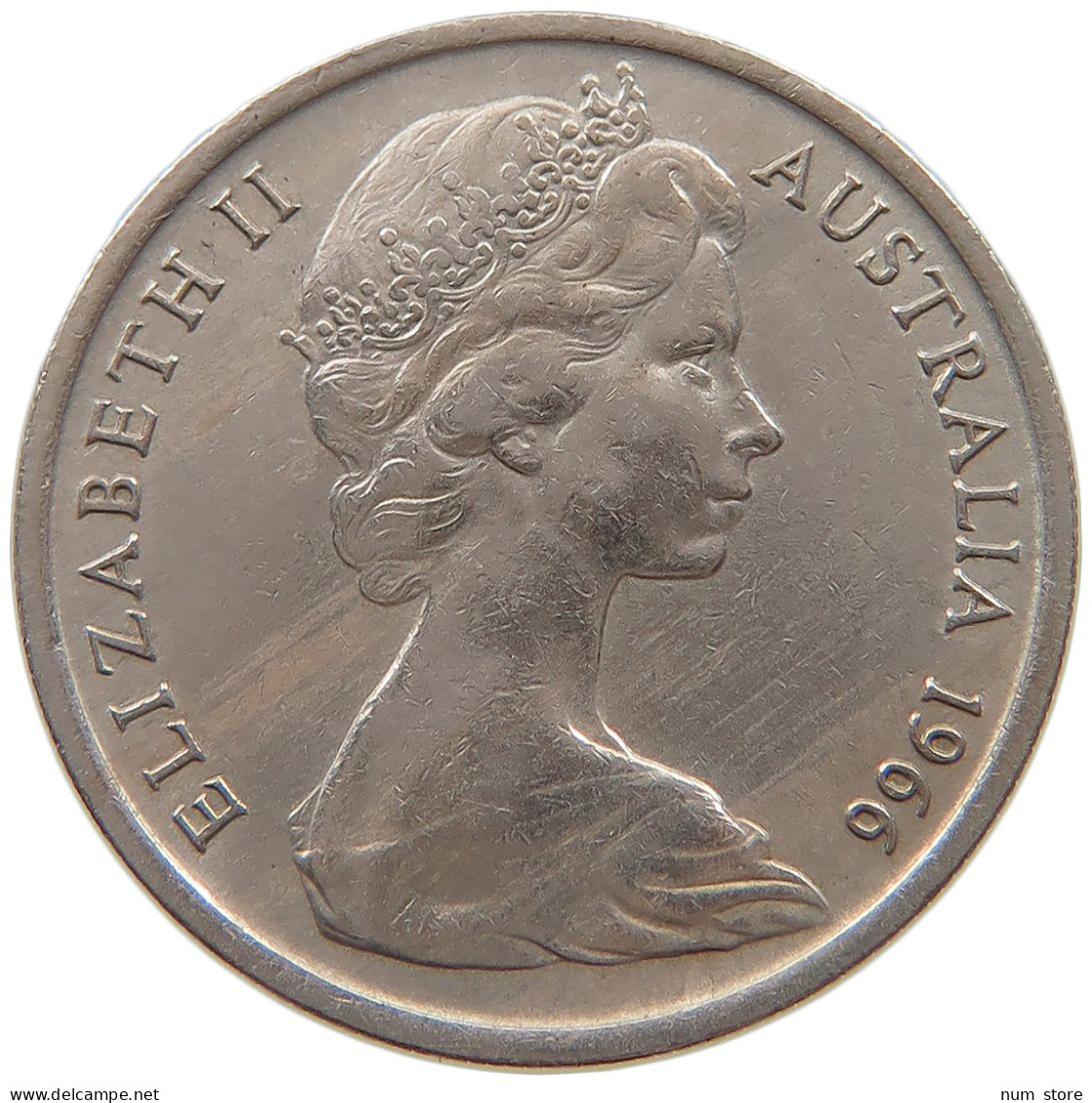AUSTRALIA 10 CENTS 1966 #s079 0673 - 10 Cents
