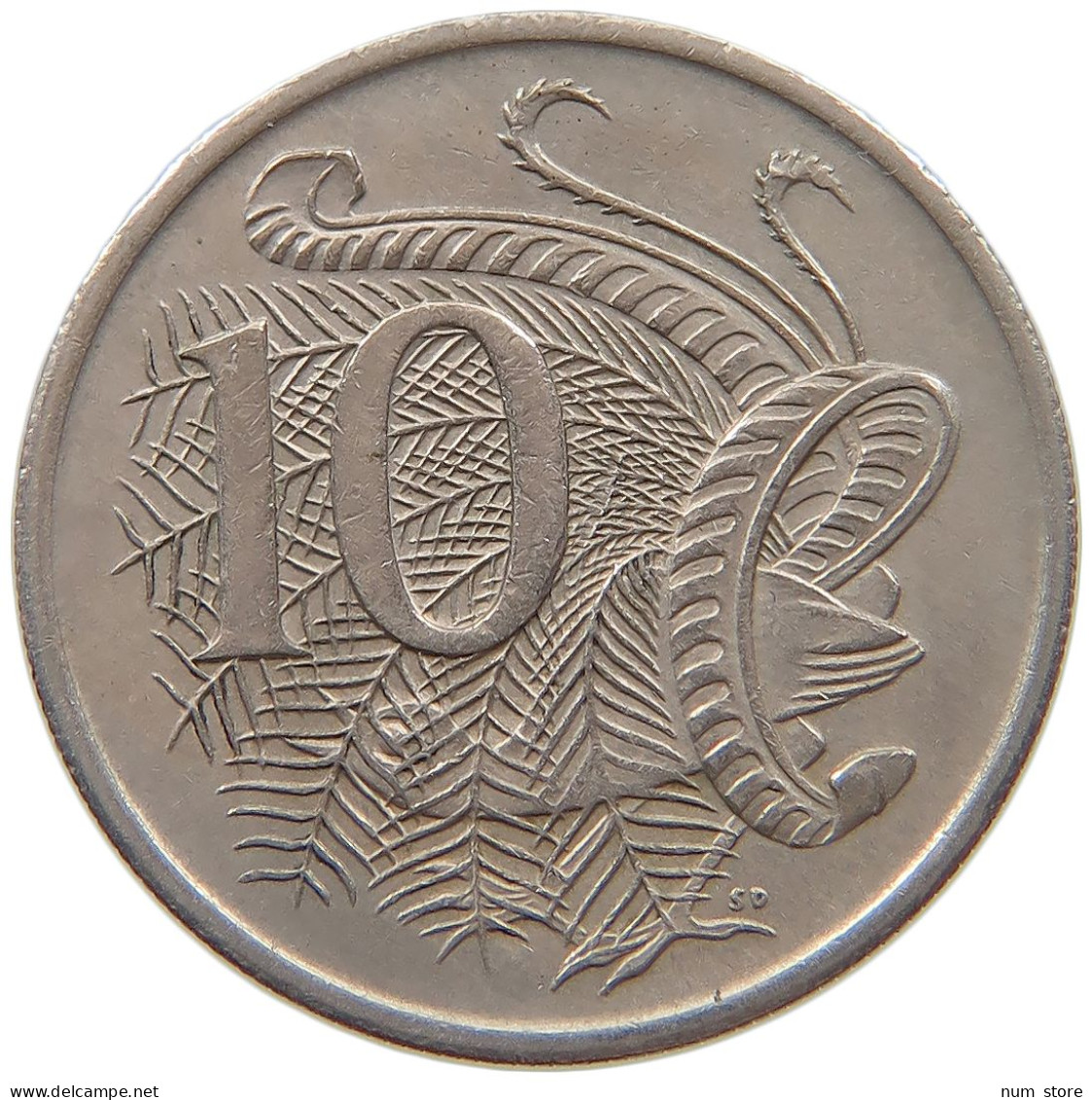 AUSTRALIA 10 CENTS 1966 #s079 0673 - 10 Cents