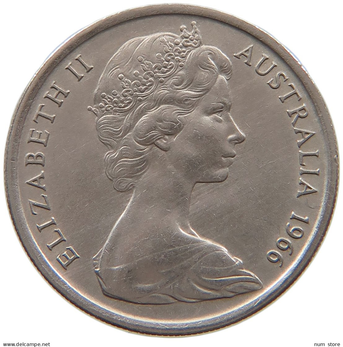 AUSTRALIA 10 CENTS 1966 #a072 0337 - 10 Cents