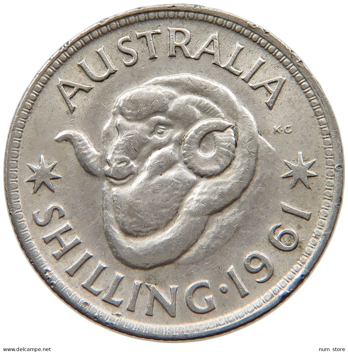 AUSTRALIA 1 SHILLING 1961 #a081 0577 - Shilling