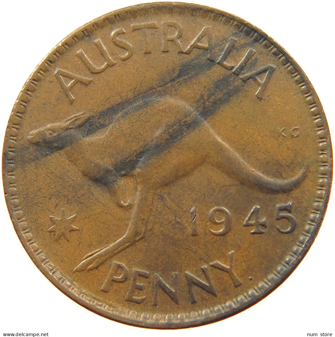 AUSTRALIA 1 PENNY 1945 #a031 0221 - Penny