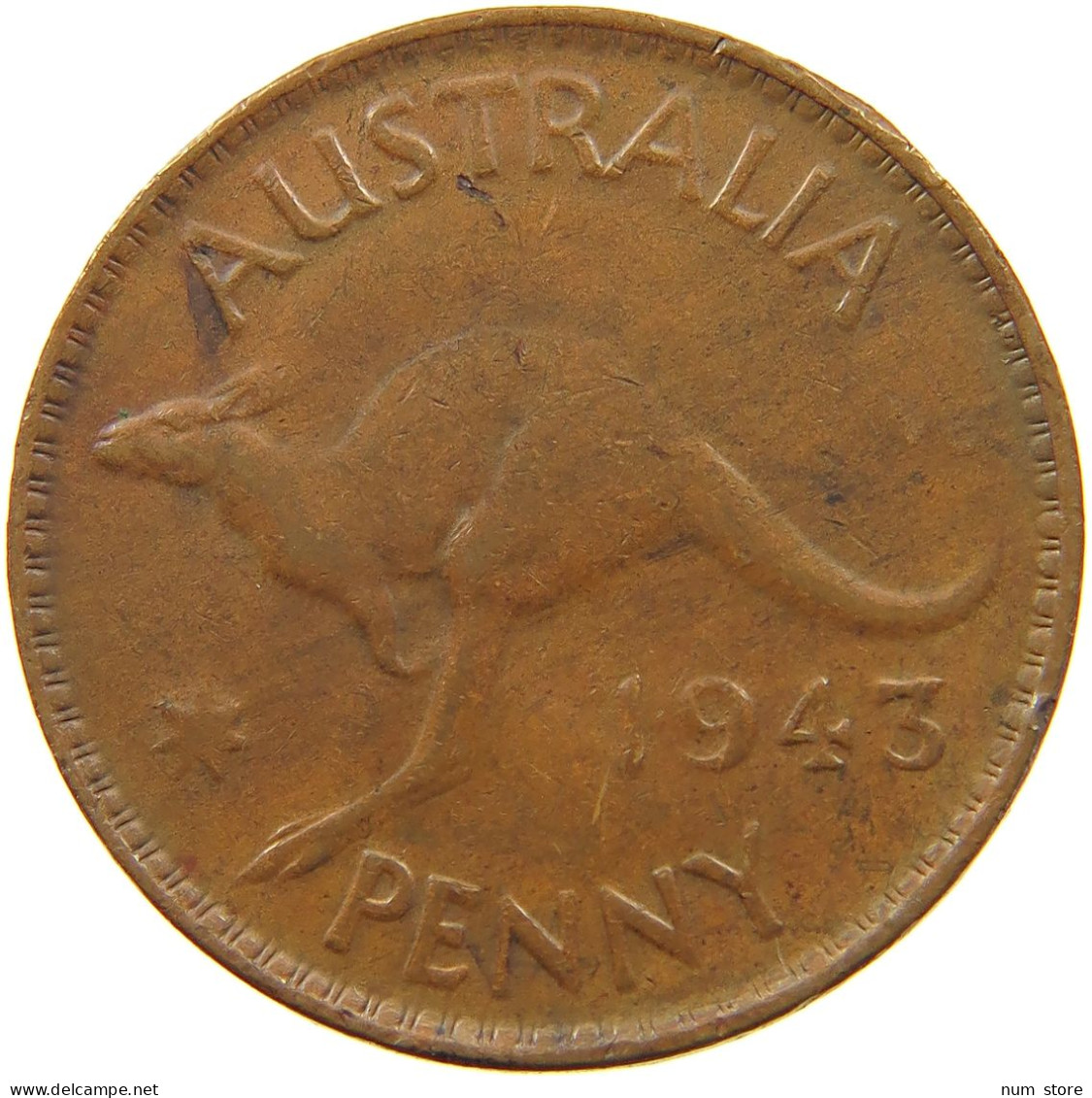 AUSTRALIA 1 PENNY 1943 #a031 0227 - Penny