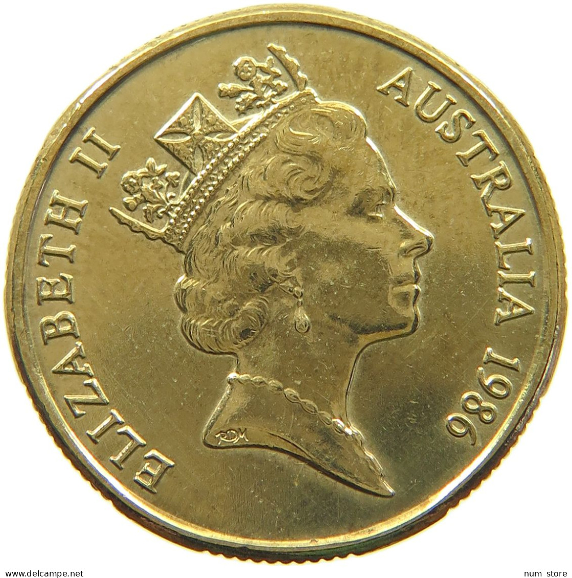 AUSTRALIA 1 DOLLAR 1986 TOP #a074 0077 - Dollar