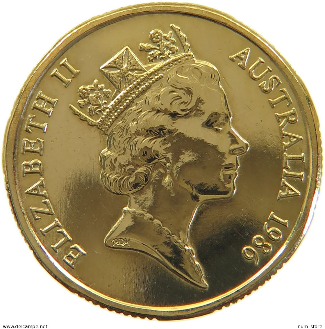 AUSTRALIA 1 DOLLAR 1986 TOP #a069 0755 - Dollar