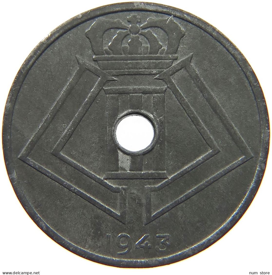 BELGIUM 25 CENTIMES 1943 #c020 0399 - 25 Centimes