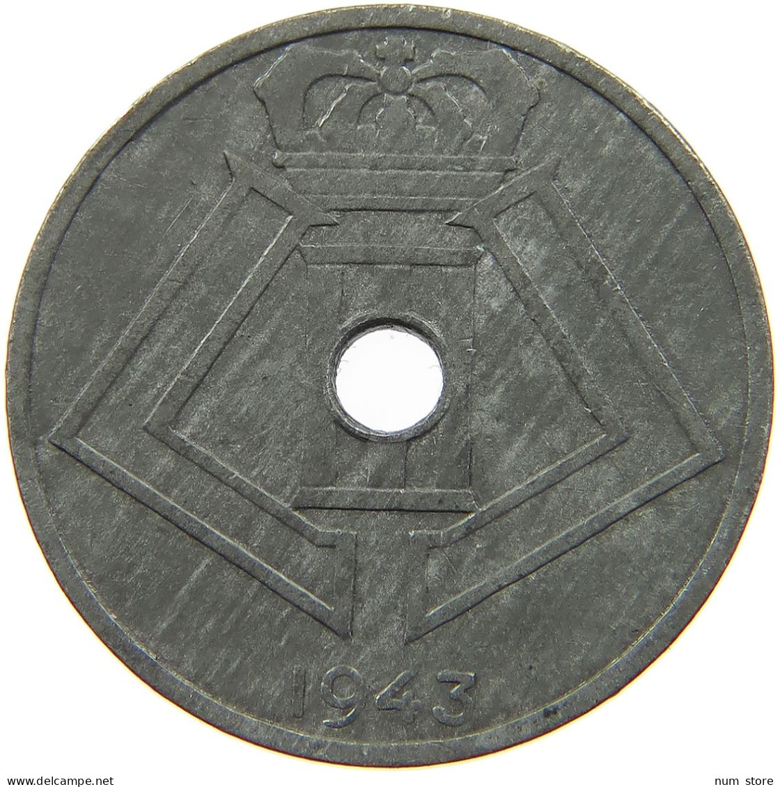 BELGIUM 25 CENTIMES 1943 #a006 0101 - 25 Cents