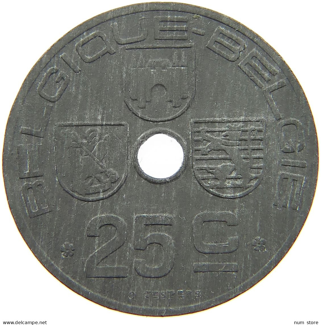 BELGIUM 25 CENTIMES 1943 #a006 0079 - 25 Cent