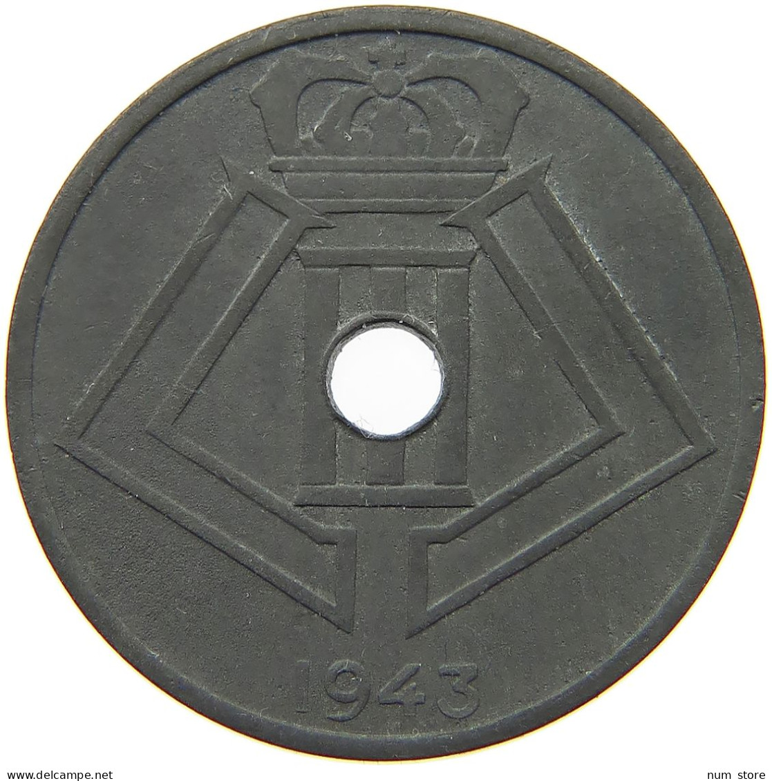 BELGIUM 25 CENTIMES 1943 #a006 0079 - 25 Cents