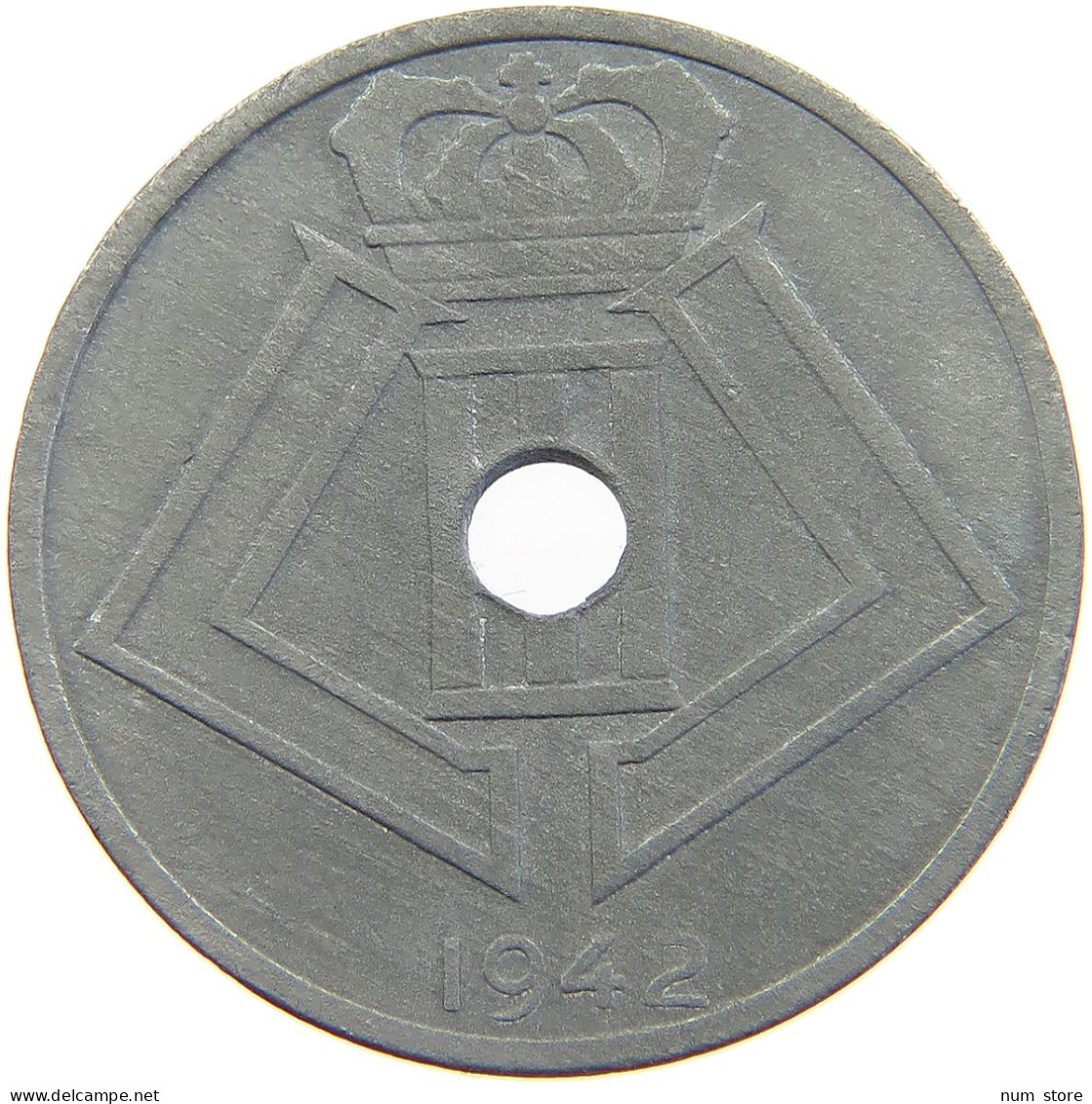 BELGIUM 25 CENTIMES 1942 #c058 0349 - 25 Centimes