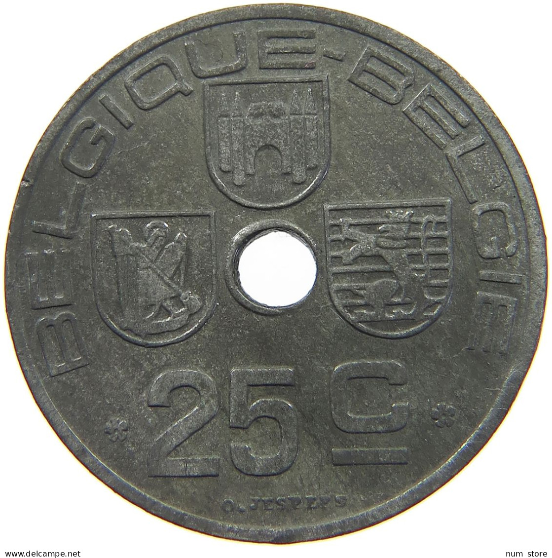 BELGIUM 25 CENTIMES 1942 #c020 0397 - 25 Cents