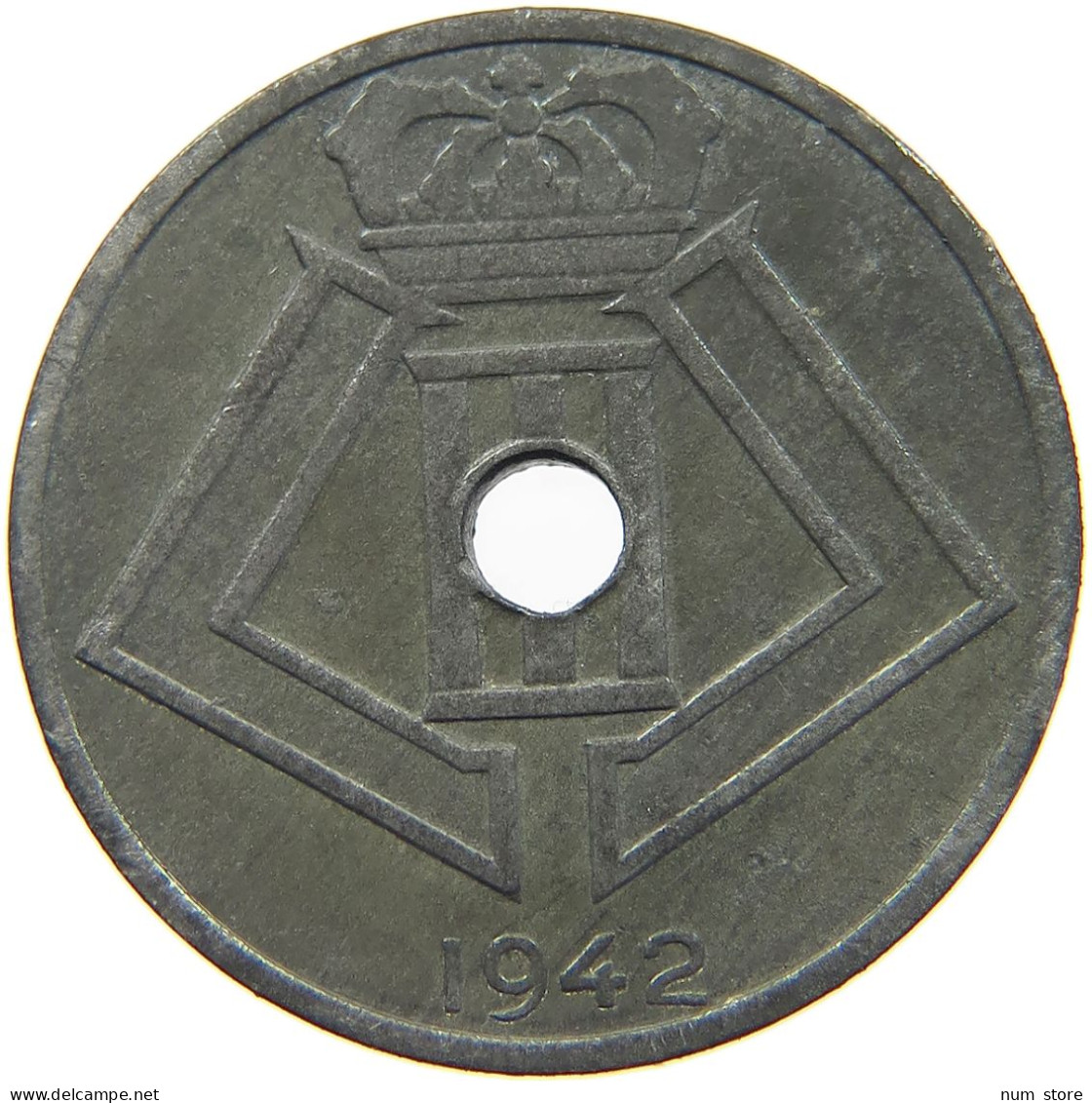 BELGIUM 25 CENTIMES 1942 #c020 0397 - 25 Centesimi