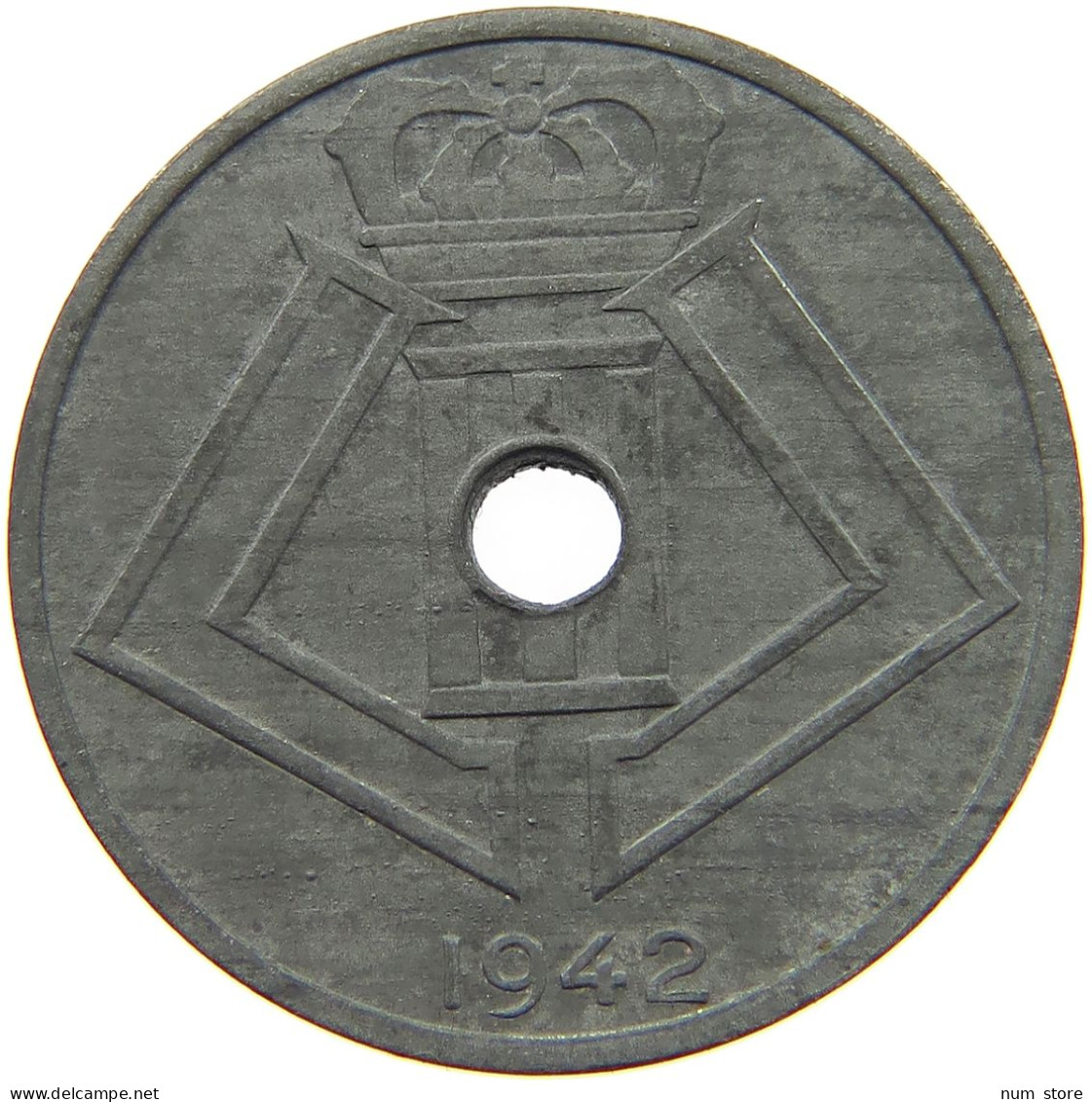 BELGIUM 25 CENTIMES 1942 #c007 0215 - 25 Centimos