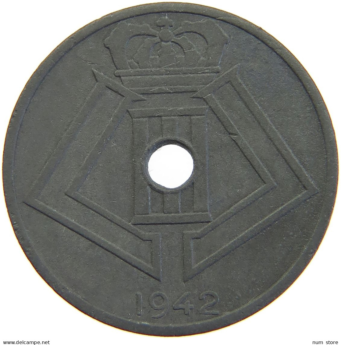 BELGIUM 25 CENTIMES 1942 #a064 0975 - 25 Cents