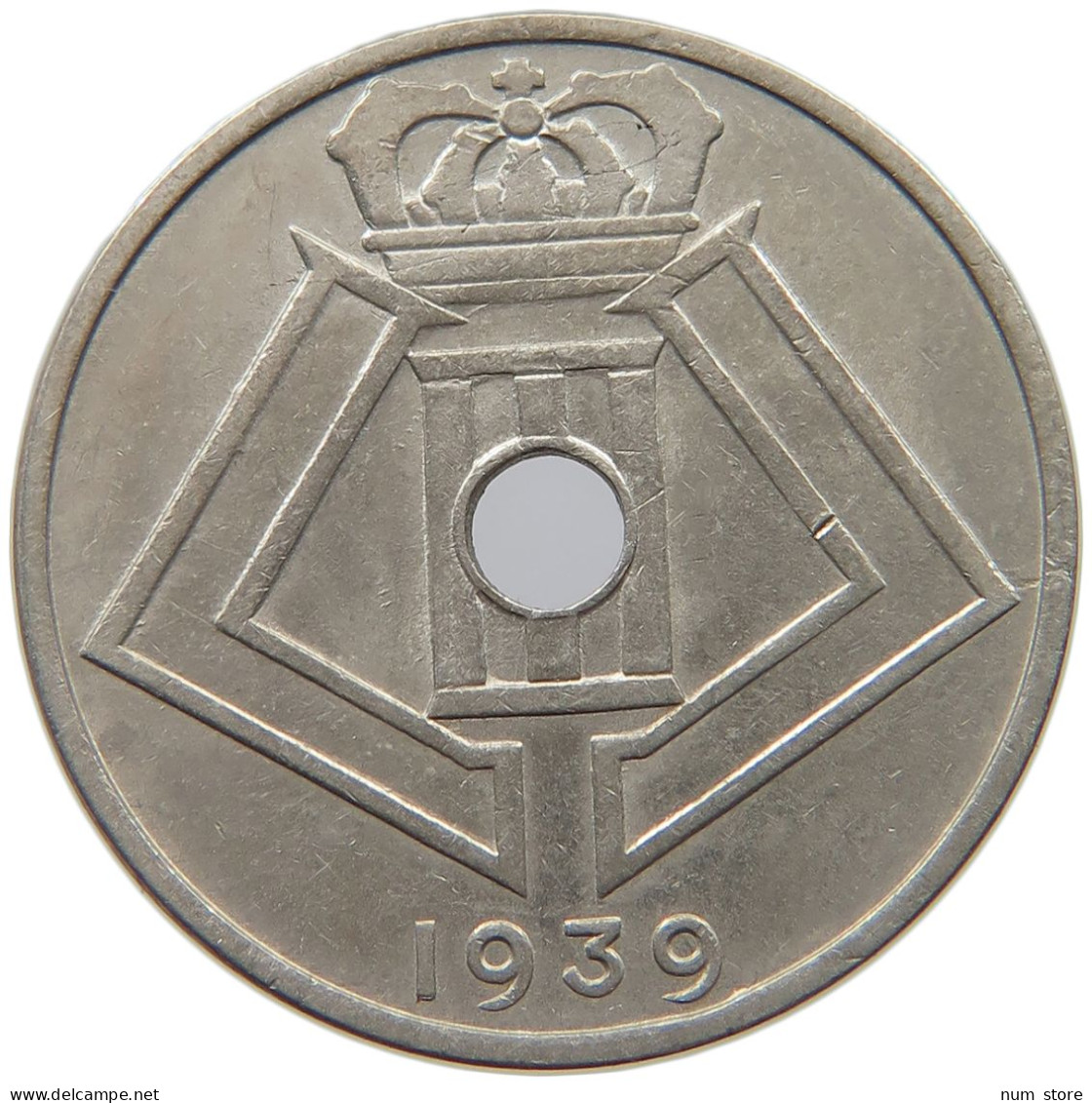 BELGIUM 25 CENTIMES 1939 #c014 0285 - 25 Cent