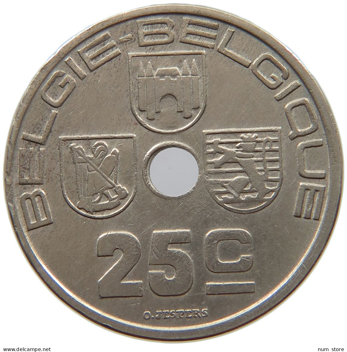 BELGIUM 25 CENTIMES 1938 #c052 0313 - 25 Cent