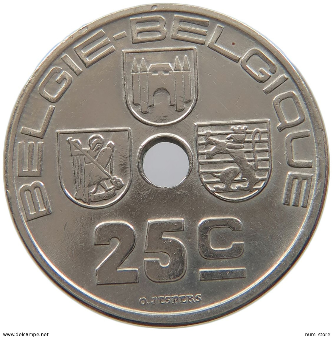 BELGIUM 25 CENTIMES 1938 #a079 0279 - 25 Cent