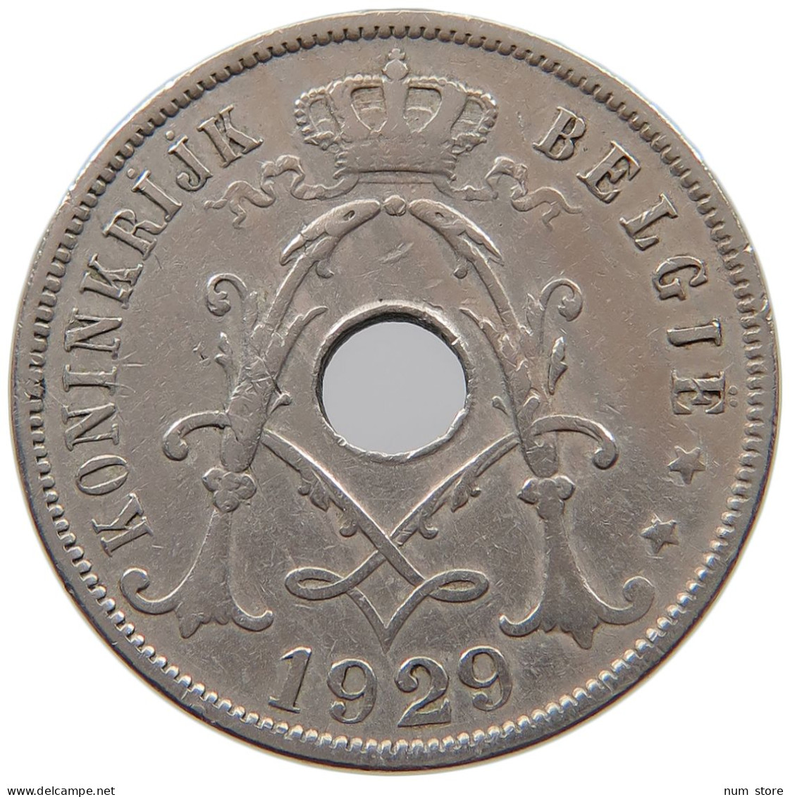 BELGIUM 25 CENTIMES 1929 #a045 1113 - 25 Cent